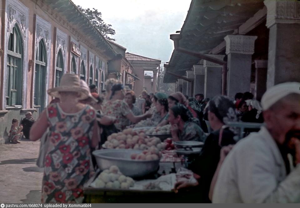 Рынок в Ташкенте. 1960 год 2