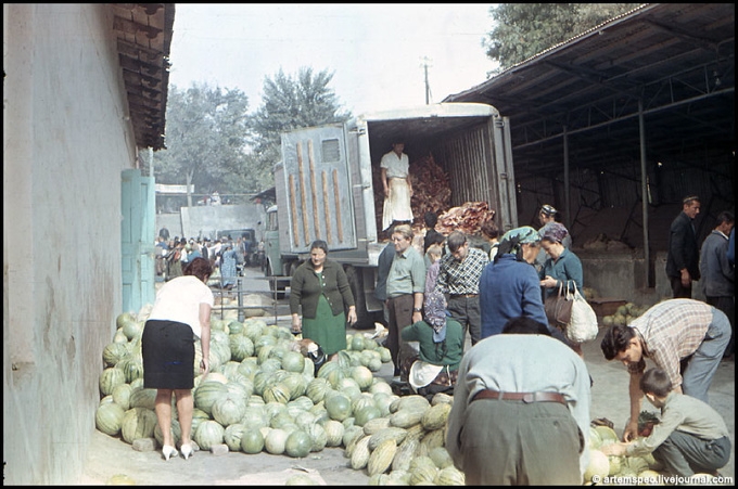 Рынок в Ташкенте. 1960 год 4