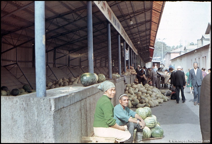 Рынок в Ташкенте. 1960 год 5