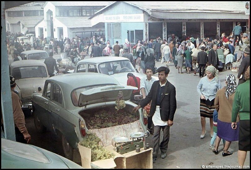 Рынок в Ташкенте. 1960 год 6