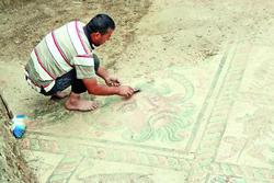 Найдена древняя мозаика
