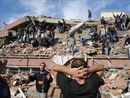 В Турции в городе Ване землетрясение