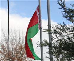 Флаг Беларуси поднят в Стамбуле