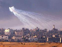 Применение Израилем фосфорных бомб