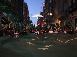 Черкесская диаспора провела митинг против России в стамбуле