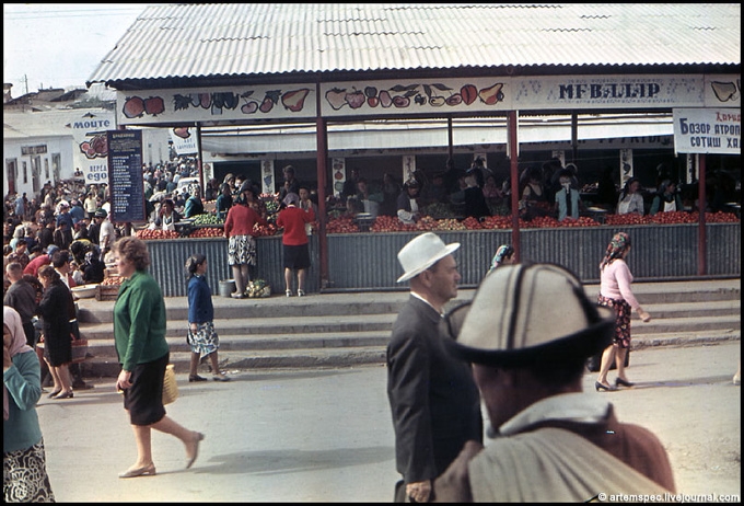 Рынок в Ташкенте. 1960 год 3