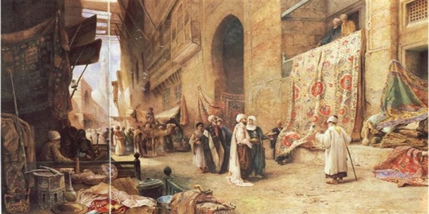 Затейливый узор турецкого ковра