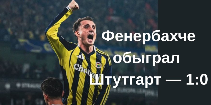 Фенербахче обыграл Штутгарт — 1:0