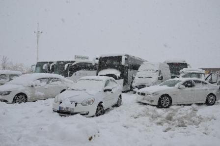 Турцию засыпало снегом