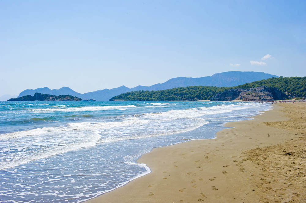 Турецкий пляж считается одним из самых лучших в Европе