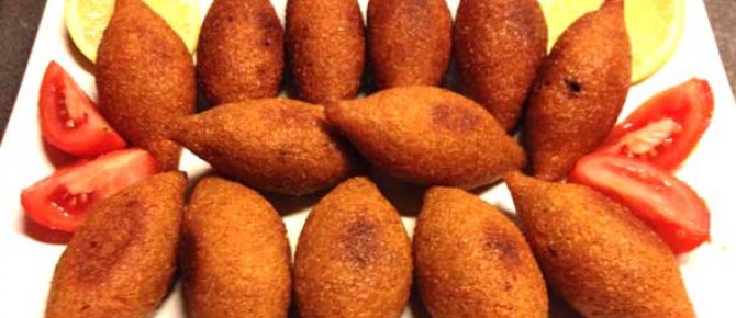 Ичли кёфте - котлеты с сюрпризом