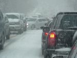 Снег остановил движение в Стамбуле