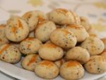 Соленые мини-печенья с черным тмином (çörek otu)